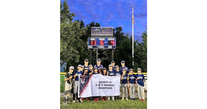 11 Year Old All-Stars WIN District 19 Championship!